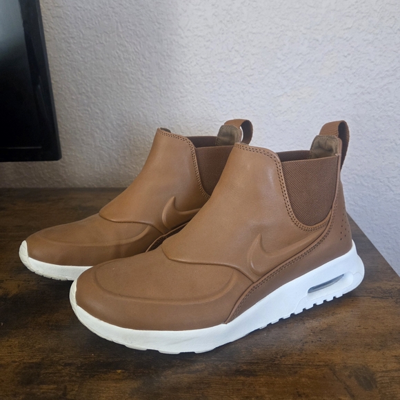 Nike Shoes - Nike Brown Slip-On Sneakers
